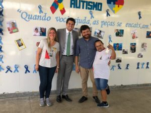 Deputado Eduardo Pedrosa visita Centro de Ensino Especial em Ceilândia