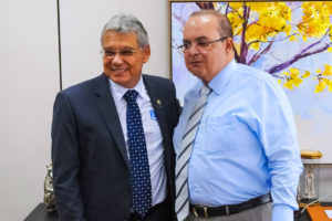 Ibaneis Rocha recebe o prefeito de Unaí (MG)