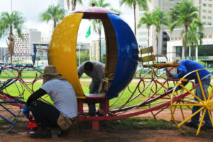 SOS Parques reforma banheiros no Parque da Cidade