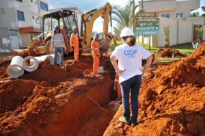 Fiscalização garante qualidade das obras em Vicente Pires
