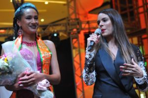 Primeira-dama Mayara Noronha marca presença na final do Miss e Mister Gari