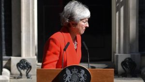 Theresa May anuncia que vai renunciar após fracasso de negociações do Brexit