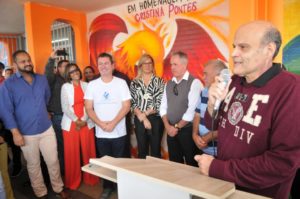 Vice-governador Paco Britto reinaugura biblioteca pública do Paranoá