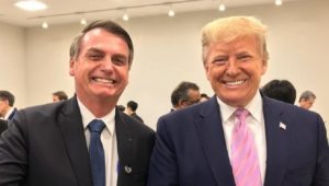 Bolsonaro e Trump se reúnem três meses após visita oficial aos EUA