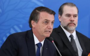 Bolsonaro não se opõe à decisão de Toffoli sobre juiz de garantias