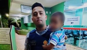 PMDF resgata criança de incêndio no Guará