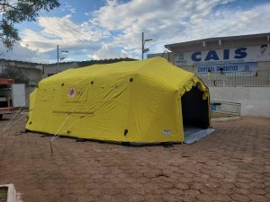 Valparaíso e Novo Gama ganham tendas de combate à dengue