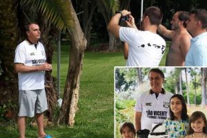 Após gravar vídeo, Bolsonaro celebra aniversário com filha e netas