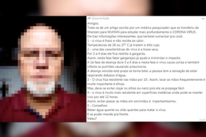Fake news sobre coronavírus propõem até troca de álcool por vinagre