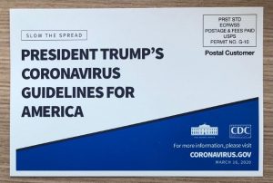 Coronavírus: Trump escreve carta aos norte-americanos para ficarem em casa