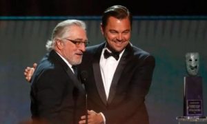 DiCaprio e De Niro oferecem participação em filme em troca de doação para a luta contra a covid-19
