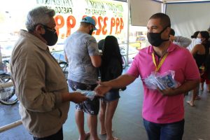 População de Ceilândia recebeu mais de 7 mil máscaras nesta sexta-feira (29