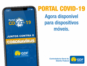 GDF lança Portal Covid-19 em versão especial para dispositivos móveis