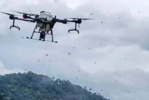 Drones com veneno são enviados para conter nuvem com bilhões de gafanhotos