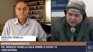 Vídeo: Datena abandona entrevista com Drauzio Varella ao saber de morte da sogra