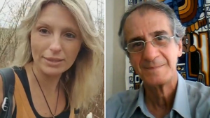 Os pesquisadores Amanda Tosi e José Williams explicaram a chuva de meteoritos em Pernambuco (6.set.2020) Foto: CNN Brasil 'Cidade mudou seu curso'