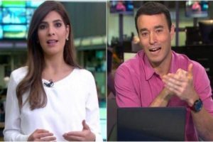 Jornalistas Andréia Sadi e André Rizek serão pais de gêmeos