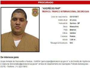 Justiça Federal arquiva ação de André do Rap na qual era acusado de organização criminosa