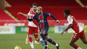 PSG perde de virada para Monaco