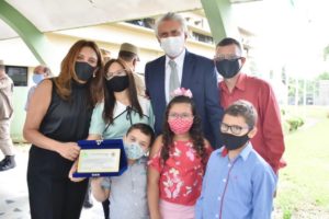 Governador participa de homenagem às famílias de policiais vítimas da Covid-19