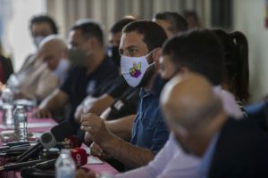 Mesmo com colaboradora testada positivo para Covid, Boulos não parou na campanha