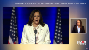 Kamala Harris diz que norte-americanos escolheram a verdade, a decência e a ciência