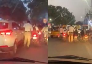 Vídeo: Policial de trânsito corre 2 km pra liberar passagem de ambulância