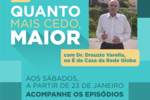 ‘Quanto mais cedo, maior’: Drauzio Varella estreia nova série na Globo