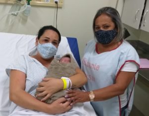Ravi Pinheiro é o primeiro bebê de 2021 no HRSM