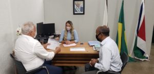 RIACHO FUNDO I RECEBE VISITA DOS SECRETÁRIOS DE GOVERNO E DA CIDADES