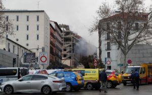 Explosão em Madri destroi quatro andares em prédio do Centro da Capital