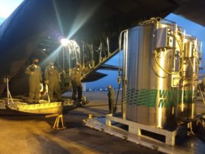 Como funciona transporte de oxigênio por aviões