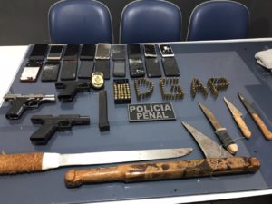 Forças policiais do Estado garantem rápido controle da ordem na Penitenciária Odenir Guimarães, após princípio de motim na unidade