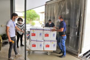 GDF | DF recebe mais 37.400 doses da vacina CoronaVac