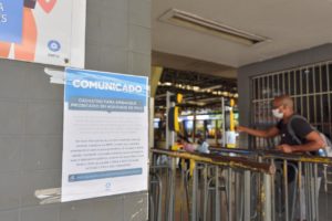 Redução de passageiros chega a 53% em horário de maior demanda no transporte coletivo da Região Metropolitana