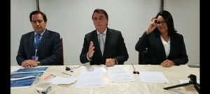 Bolsonaro não se manifesta sobre Olimpio em live