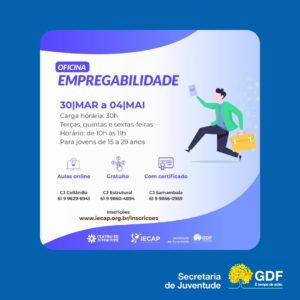 Centro de Juventude abre inscrições para oficina de Empregabilidade