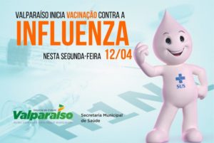 VALPARAÍSO INICIA VACINAÇÃO CONTRA A INFLUENZA NESTA SEGUNDA-FEIRA (12/04)