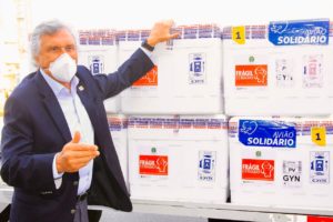 Goiás recebe 161,2 mil doses de vacinas contra Covid-19