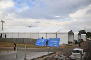 Novo hospital de campanha de Ceilândia atinge 40% de execução da obra
