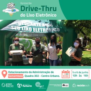 SAMAMBAIA RECEBERÁ DRIVE THRU DO LIXO ELETRÔNICO