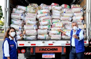 “Nós vamos entregar mais de 1 milhão de cestas básicas até novembro”, projeta Caiado