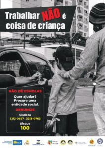 GDF abraça campanha contra o trabalho infantil
