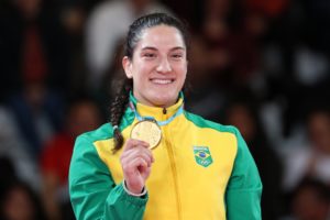 Mayra Aguiar conquista a medalha de bronze no judô