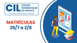 Matrículas para cursos de línguas na rede pública | 2º semestre – 2021