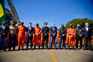 Lançada a pedra fundamental do novo quartel dos bombeiros de Ceilândia