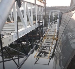Cai estrutura da linha Lilás do Metro-SP em obras