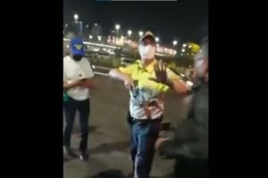 Manifestantes bolsonaristas e PMDF tiveram enfrentamento com uso de bombas de efeito moral na Esplanada