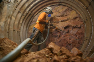 Obras grandiosas estão sendo feitas por debaixo da terra em Vicente Pires