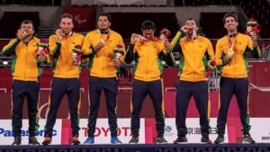 Brasil encerra os Jogos Paralípmpicos de Tóquio na sétima posição no quadro de medalhas